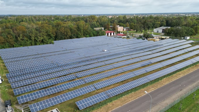 Die PV-Anlagen auf der Freifläche